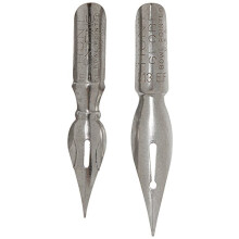 Speedball #512 & #513EF Bowl-Pointed Pen Nib, Twin Pack For Calligraphy, Ruling, Drawing Creative Writing, Ink Dip Quill Pen, Lettering, Handwriting