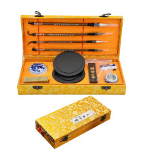 WDEC 10 Pcs Chinese Calligraphy Brushes Set, Calligraphy Brush, Writing Painting Excellent Writing Brush, Calligraphy Supplies Gift for Beginner