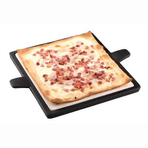 tepro Barbecue Accessories Pizza Stone Insert, Grate in Grate System Round 57 cm Diameter 2