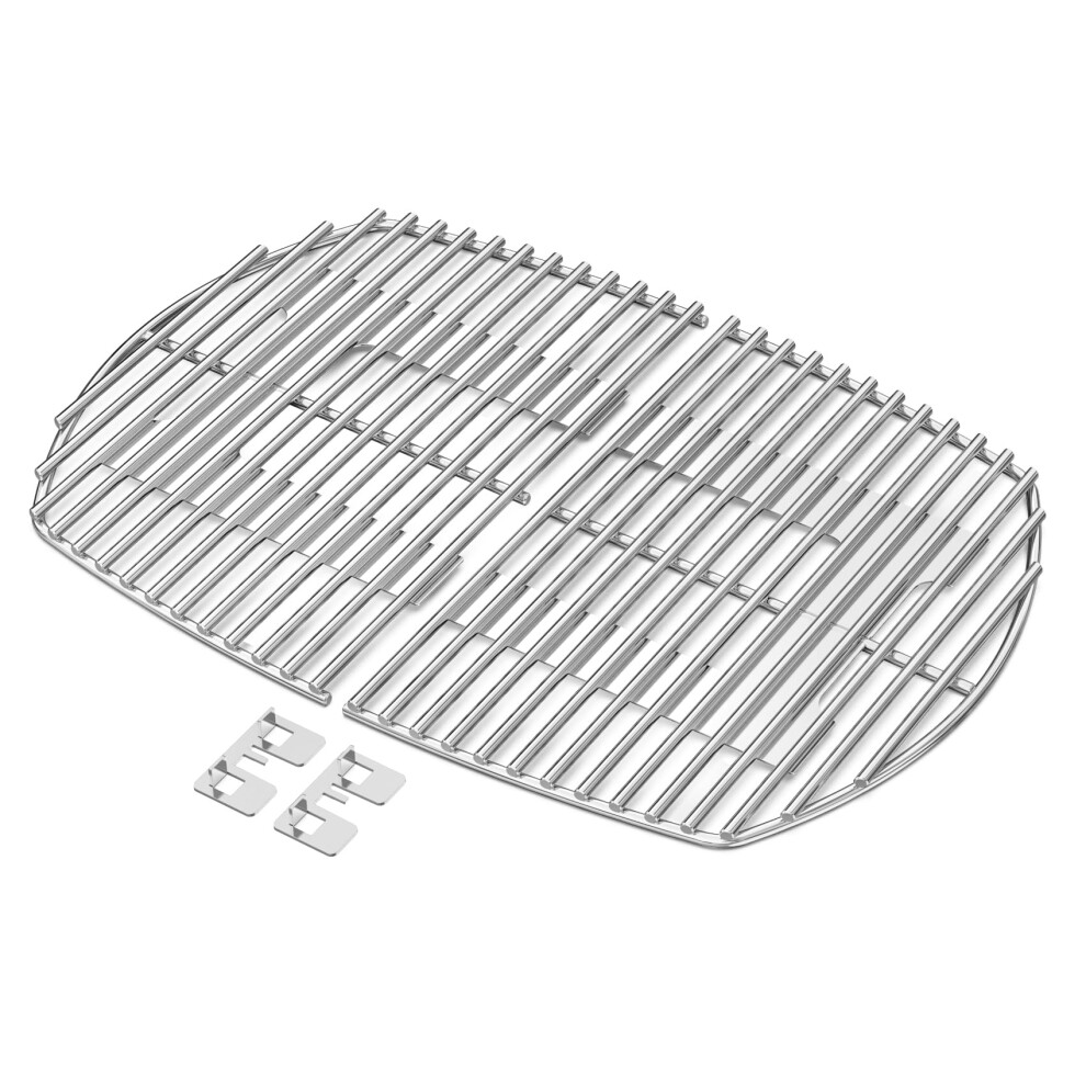 Onlyfire Stainless Steel Cooking Grates Fit Weber Q200, Q220, Q2000, Q2200, Q2400 Series Gas Grill