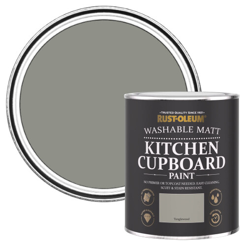Rust-Oleum Rust-Oleum Grey Kitchen Cupboard Paint in Matt Finish - Tanglewood 750ml