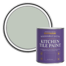 Rust-Oleum Green water resistant Kitchen Tile Paint in Satin Finish - Chalk Green 750ml