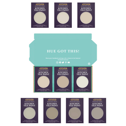 Rust-Oleum Rust-Oleum Kitchen Wall Tile Paint in Matt Finish ? Restful Neutrals Tester Box