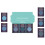 Rust-Oleum Rust-Oleum Kitchen Wall Tile Paint in Matt Finish ? Deep Blue Tester Box 1