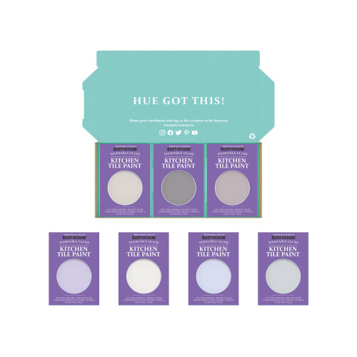 Rust-Oleum Rust-Oleum Kitchen Wall Tile Paint in Gloss Finish ? Pastel Purples Tester Box