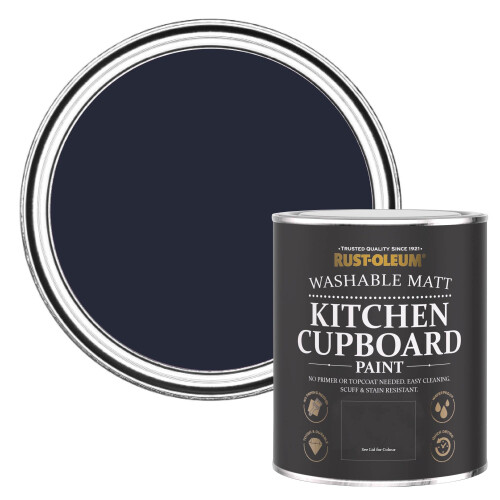 Rust-Oleum Rust-Oleum Blue Kitchen Cupboard Paint in Matt Finish - Odyssey 750ml