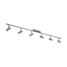 EGLO Wall Light, Aluminium, GU10, Matt Nickel, Chrome