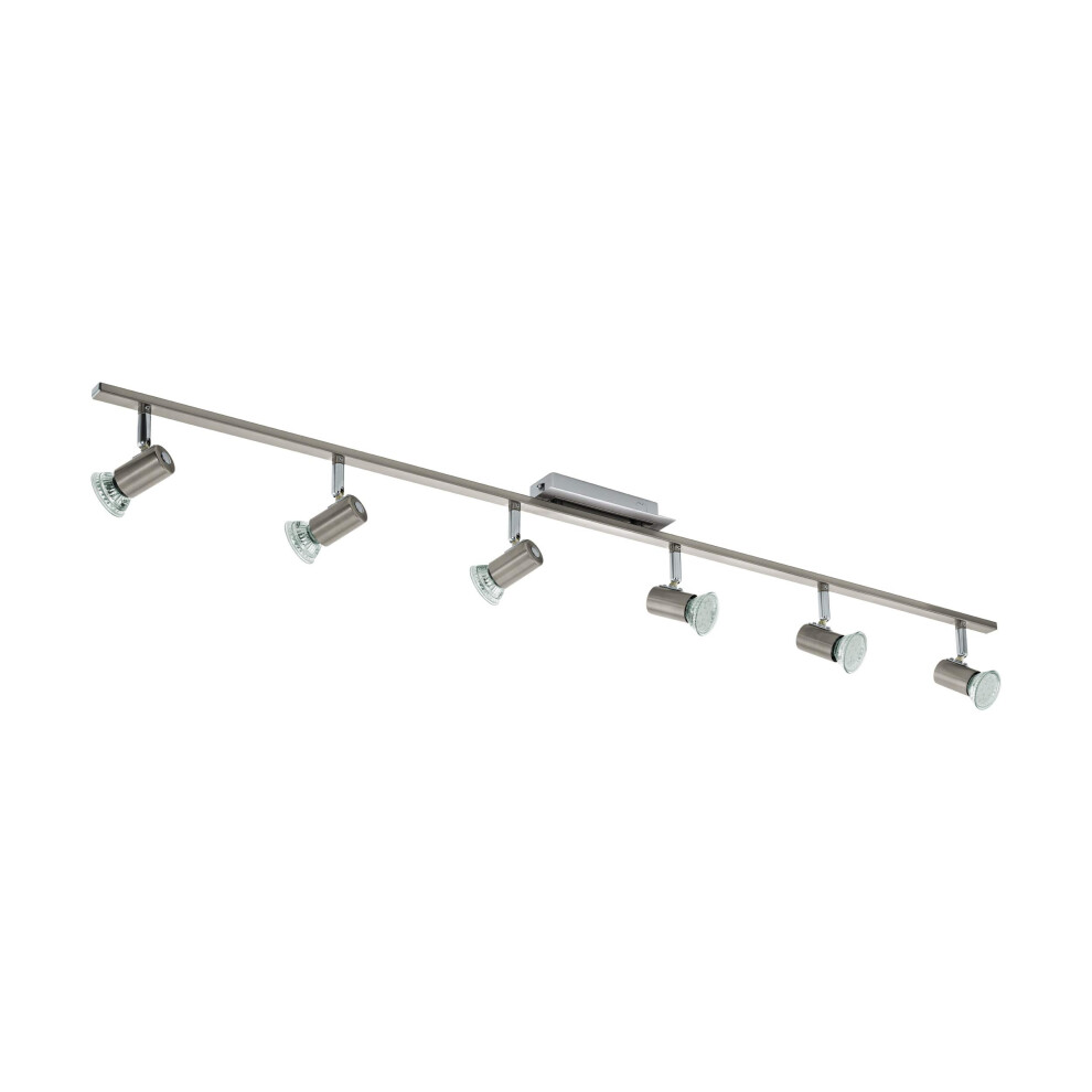 Eglo Wall Aluminium, Gu10, Matt Nickel, Chrome Light