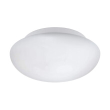 EGLO Ceiling Light, E27, White, Opal matt