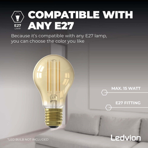 Ledvion - Wall Lamp Square White Sensor Black, IP44, E27, Black Wall Lamp Outdoor, 1