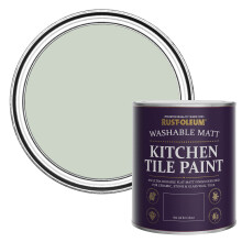 Rust-Oleum Green water resistant Kitchen Tile Paint in Matt Finish - Laurel Green 750ml
