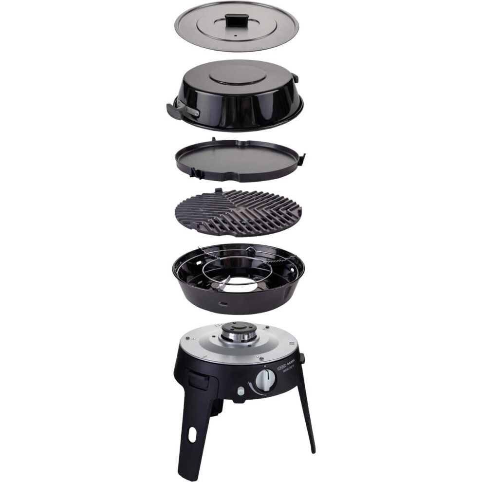 Cadac Safari Chef 30 Low Pressure Deluxe Pro QR Gas BBQ - NEW FOR 2025