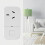 Smart Home Wi-Fi Outlet, Alexa and Google Home Compatible, Remote Control with Smartphone App, Dual USB Ports, Timer and Scheduling Functionality, 2
