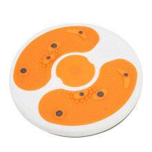 Waist Twisting Disc for Fitness, Massage Soles Anti-skid Chassis with Built-in Reflective Nodules, Slimming Exercise Disc for Home Use