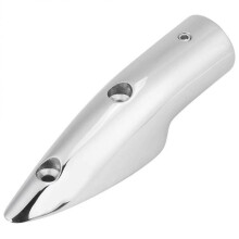 Boat Hand Rail End for Sailing And Motorboat, Marine Grade Stainless Steel 7/8 Inch Polished Finish Seawater Resistance Hardware Fitting