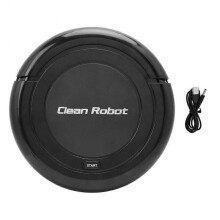 Automatic Robot Vacuum Cleaner with Low Profile Design, Perfect for Pet Hair and Hard Floors, Featuring Rechargeable USB Vacuum, Durable and