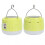 Multi-Function Solar Lantern, Portable Waterproof Camping Lamp for Hiking, Camping, Home, Patio, Yard, Gazebo (Pbt+Pp) 2