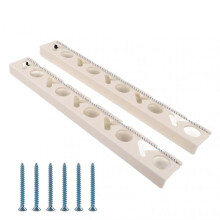 Fishing Pole Rod Holders for Any Angle Installation, Space Saver Ceiling or Wall Mount Rod Storage Display