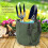 Garden Tool Organizer, Multi-Functional Tool Bucket for Farm Work Gardening, Portable Garden Utility Kit 5