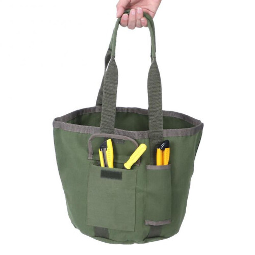 Garden Tool Organizer, Multi-Functional Tool Bucket for Farm Work Gardening, Portable Garden Utility Kit 2