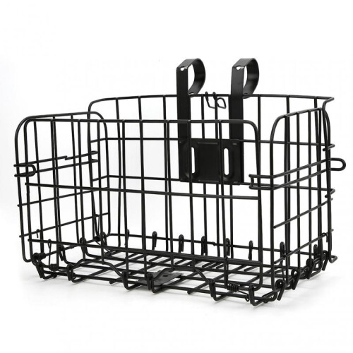 Weather Resistant, Bicycle Basket with Heavy Duty Material, Adjustable for Front And Back, Sturdy Construction for Durable Use, Versatile Use For 1