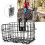 Weather Resistant, Bicycle Basket with Heavy Duty Material, Adjustable for Front And Back, Sturdy Construction for Durable Use, Versatile Use For 4