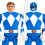 Mighty Morphin Power Rangers BLUE RANGER Figurine articulée Auto-Morphin 5