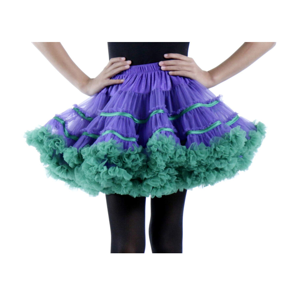 Jupe tutu BellaSous pour adolescentes | Tutu violet et gris taille unique pour femme