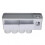 Gray Bathroom Organizer, Automatic Toothpaste Dispenser Wall Mounted Toothbrush Holders Large Capacity Storage, Non-Marking Adhesive Installation for 5