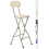 MCC (BEIGE, PACK OF 1) Folding Bar Stools Breakfast Kitchen Restaurant 1