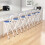 MCC (BLUE, PACK OF 6) Folding Bar Stools Breakfast Kitchen Restaurant 2
