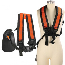 Professional Trimmer Harness with Double Shoulder Strap, Universal Fit for Trimmers And Chainsaws, Adjustable Length for Custom Comfort