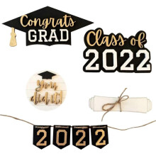 Custom Wood Craft for Graduation Season, Diy Wooden Signs with Graduation Theme, Sturdy & Smooth Wood, Perfect Commemorative Gift for Graduates,
