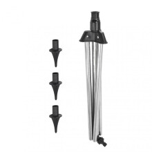 Rotating Tripod Sprinkler, 360 Degree Coverage Adjustable Height Sprinkler, Garden Irrigation System for Lawn Yard Patio Greenhouse