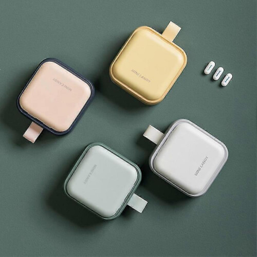 (Style 1) 4-compartment Portable Medicine Case Pill Tablet Storage Box Organizer Container 1