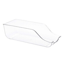 Efficient Fridge Organizer, Space-Saving Design for Your Kitchen, Bpa-Free Material Storage Bins for Organizing Beverages And Canned Foods, Clear