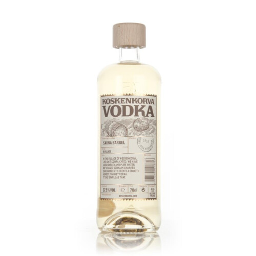 Koskenkorva Vodka - Sauna Barrel 70cl 37.5%
