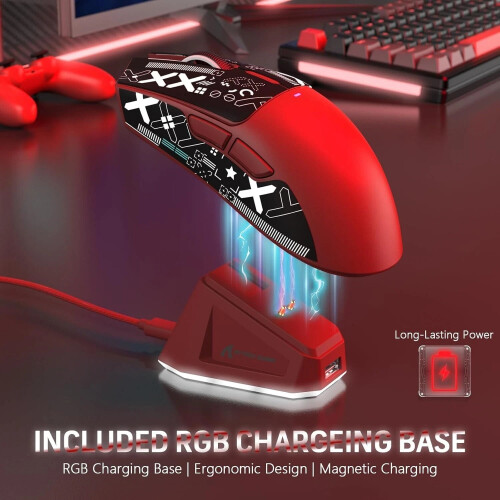 ATTACK SHARK X11 Wireless Gaming Mouse with Magnetic Charging Dock 2