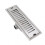Innovative Linear Shower Drain, Quick Drainage Anti Clog Check Valve Design, Adjustable Feet Support for Perfect Alignment, Suitable for Bathroom 4