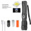 Mini Straight Tube Light Strong Light Flashlight Outdoor Flashlight with USB Cable 2