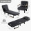 MCC (SINGLE, BLACK) 4 in 1 Folding Sofa Bed Convertible Lounge Chair 3