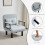 MCC (SINGLE, LIGHT GREY) 4 in 1 Folding Sofa Bed Convertible Lounge Chair 5