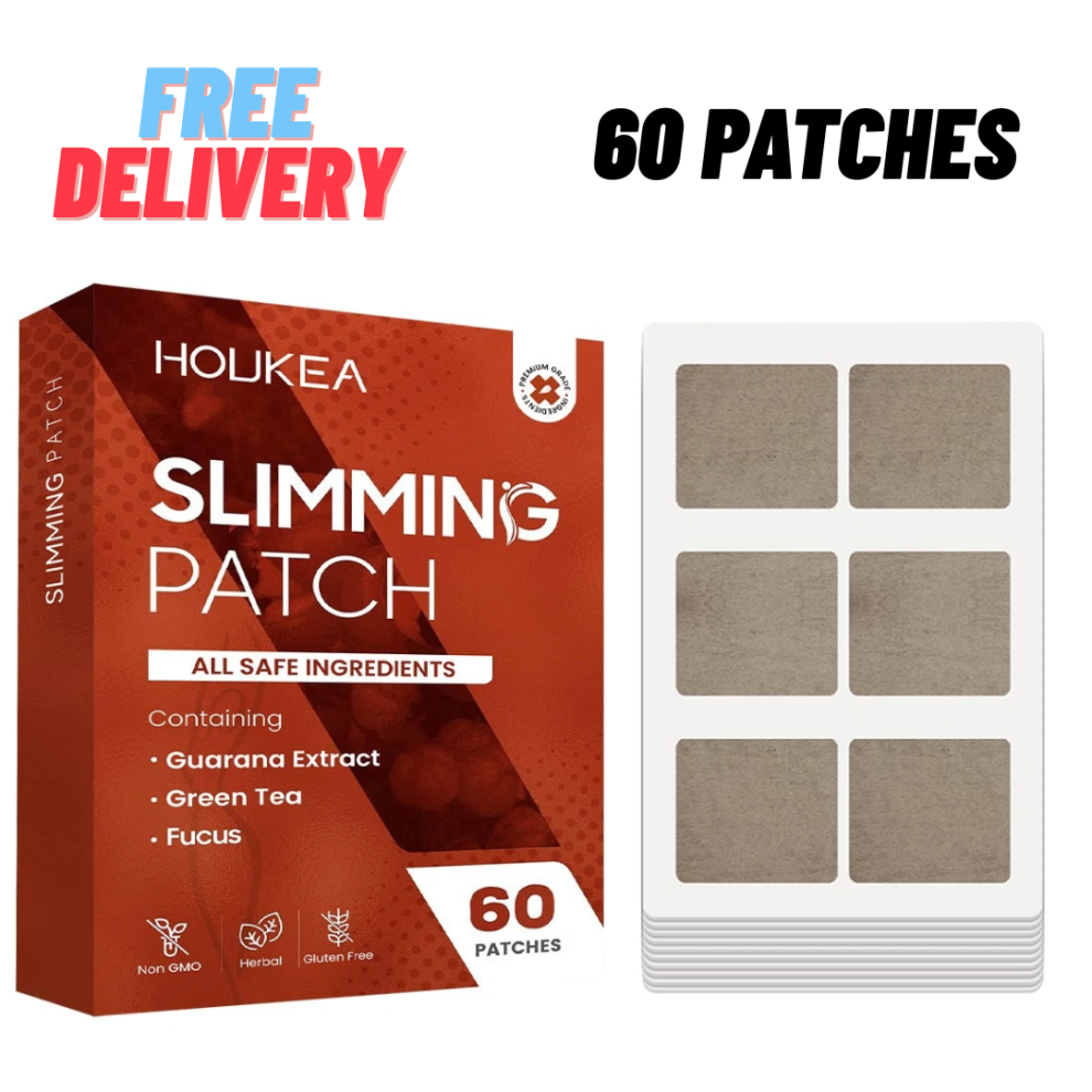 Houkea Slimming 60 Patches For Waist,Belly,Thighs, Butt & Other Body Part