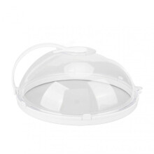 Multipurpose Microwave Splashproof Guard, Temperature Preservation Lid for Home Kitchen Essentials, Transparent Microwave Cover, Reheating Plate
