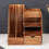 Elegant Document Organizer for Office Desk, Multi-compartment Storage Wooden Mail Sorter, Fine Workmanship &amp; Durability, Superb Craftsmanship, 2