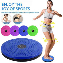(Blue) Fitness Waist Twisting Disc Balance Board Fitness Body Building For Sports Magnetic Massage Plate Wobble Waist Twisting Disc