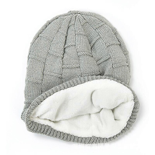 (Grey) Bluetooth Beanie Cap with Light, Unisex USB Rechargeable 5 LED Headlight Cap 1