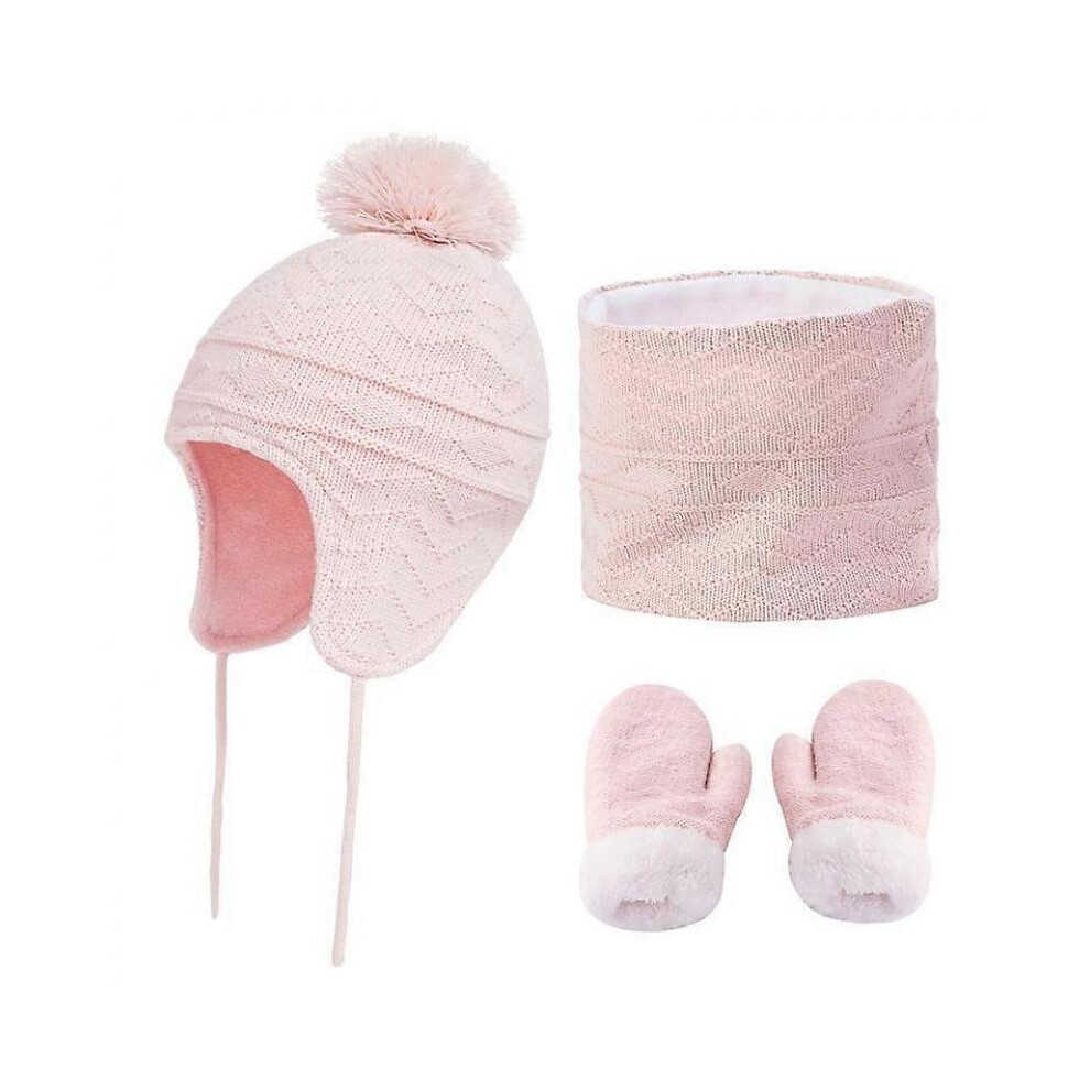 Hats Scarves Gloves Three-piece Knitted Caps Warm Hats