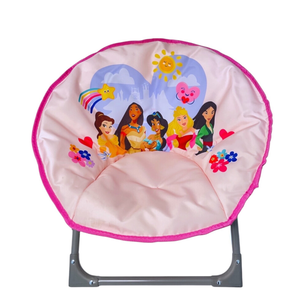 Princess Moon Chair Seat Children's Kids Bedroom Chair Foldable-image-OPC-PHK2ZJY-NEW