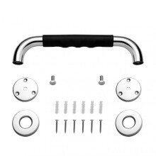 Supportive Bath Companion: Anti-Slip Grab Bars, Bathroom Handicap Assist for Elderly, Concealed Mount Safety Rails, Non-Slip Shower Handrails,